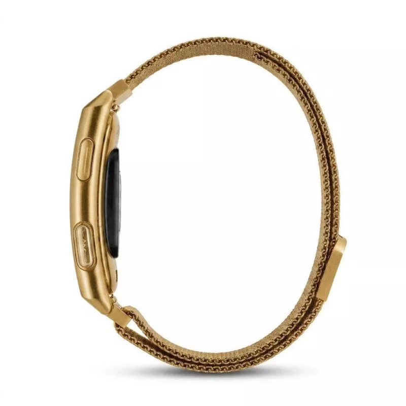 Titmo Loop I-110 Gold Smartband με ΗΚΓ, HRV, ΚΣ, ΑΠ, SpO2, IP68, Bluetooth