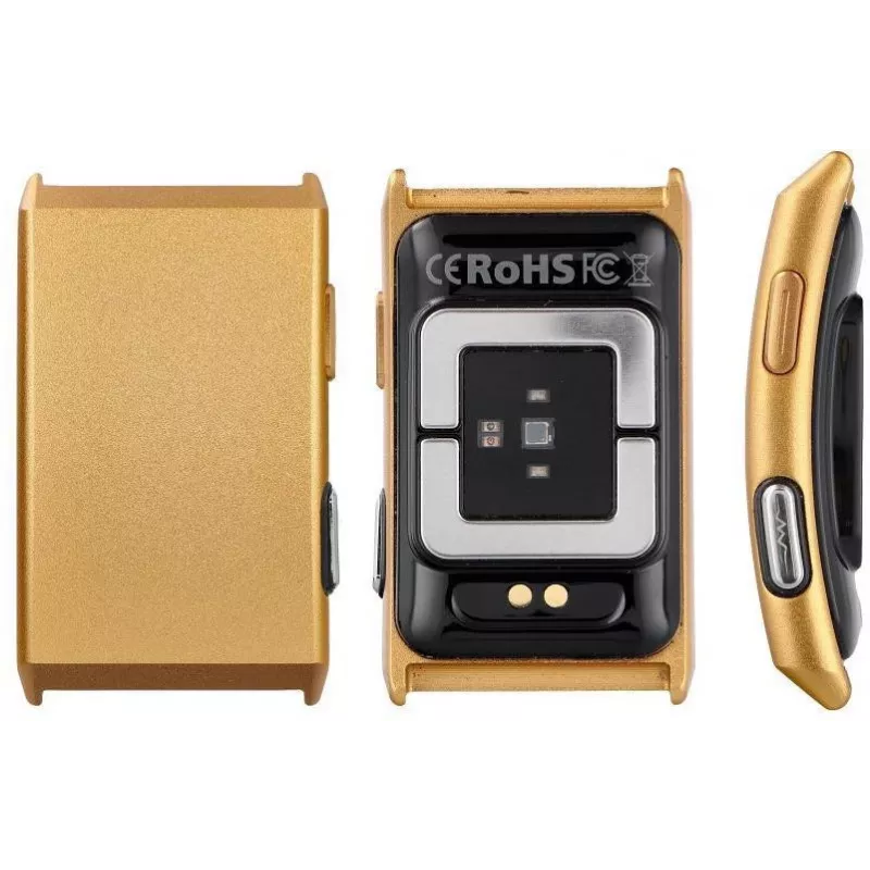 Titmo Loop I-110 Gold Smartband με ΗΚΓ, HRV, ΚΣ, ΑΠ, SpO2, IP68, Bluetooth