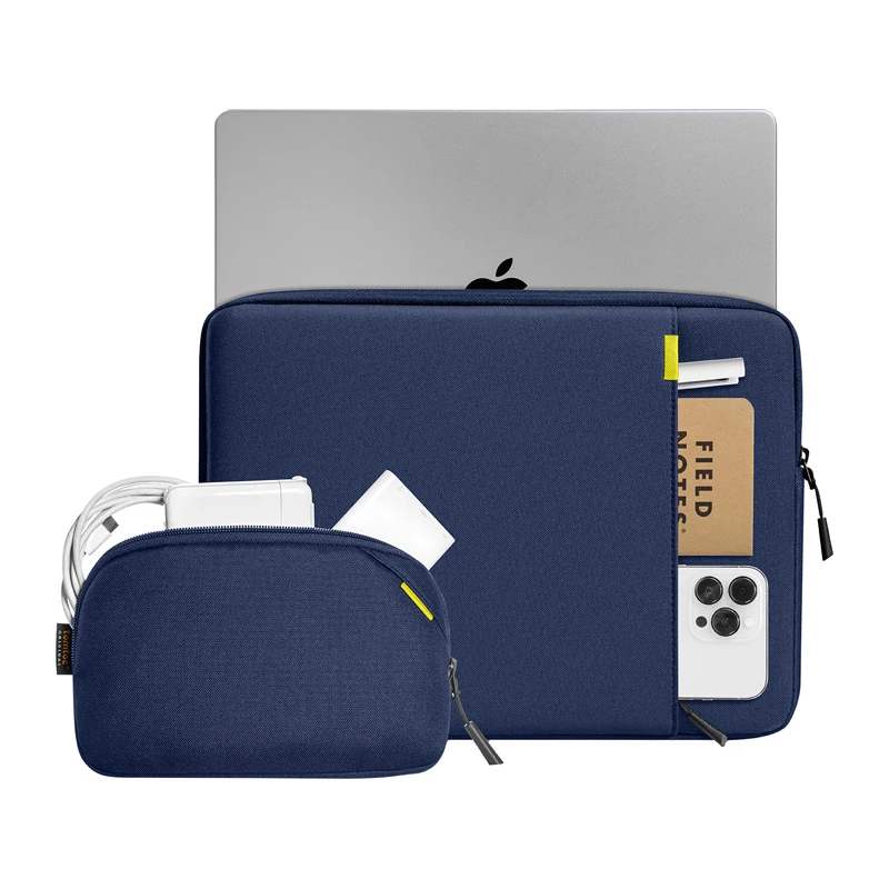 TOMTOC Defender-A13 Θήκη laptop + 14 Θήκη σετ (Navy Blue)