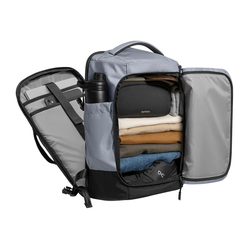 Tomtoc Navigator-T66 Liteway Σακίδιο Ταξιδιού, 17/40L (Γκρι)