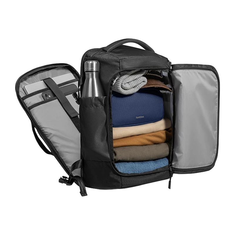 TOMTOC Navigator-T66 Liteway Σακίδιο Ταξιδιού 28L/15.6 (Μαύρο)
