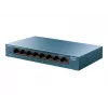 TP-Link LS108G επιτραπέζιος μεταγωγέας Gigabit 8 θυρών, μη διαχειριζόμενος, μπλε