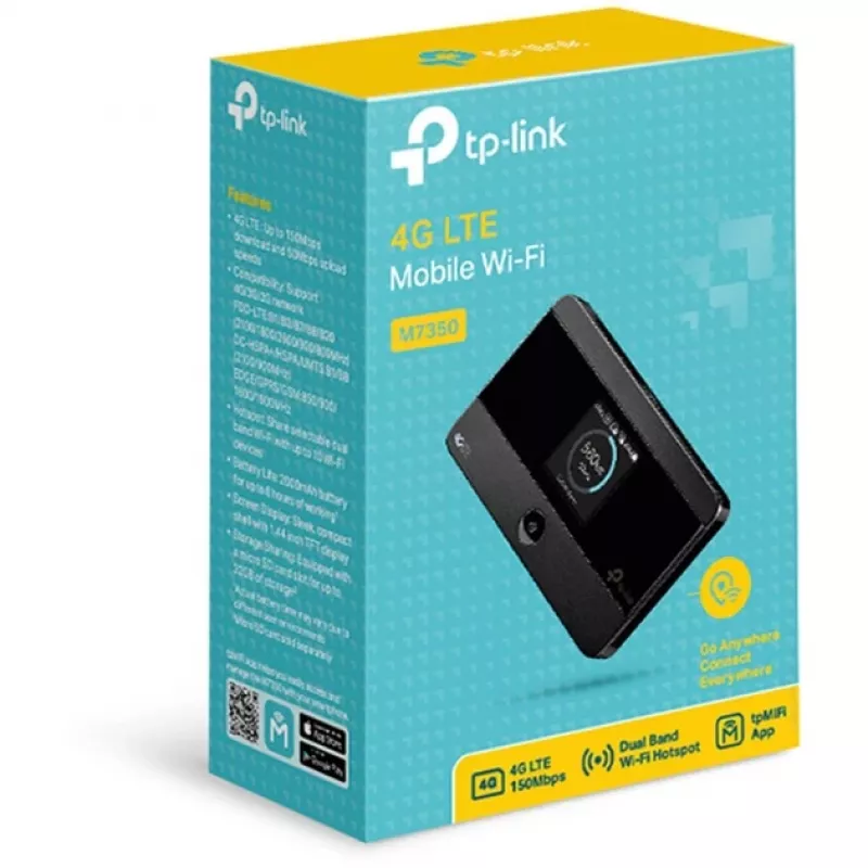 TP-Link M7350 μαύρο 4G LTE φορητός router