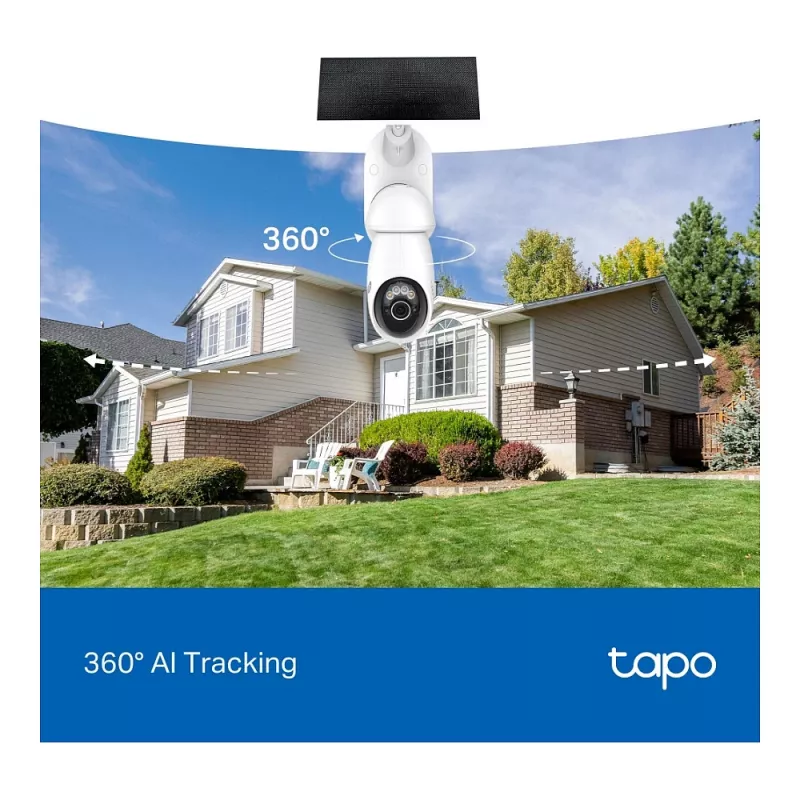 TP-LINK Tapo C660 Kit 4K 8MP Pan/Tilt κάμερα ασφαλείας με ηλιακό πάνελ