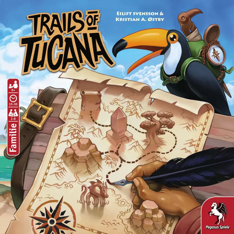 Trails of Tucana - Flip & Write Επιτραπέζιο παιχνίδι