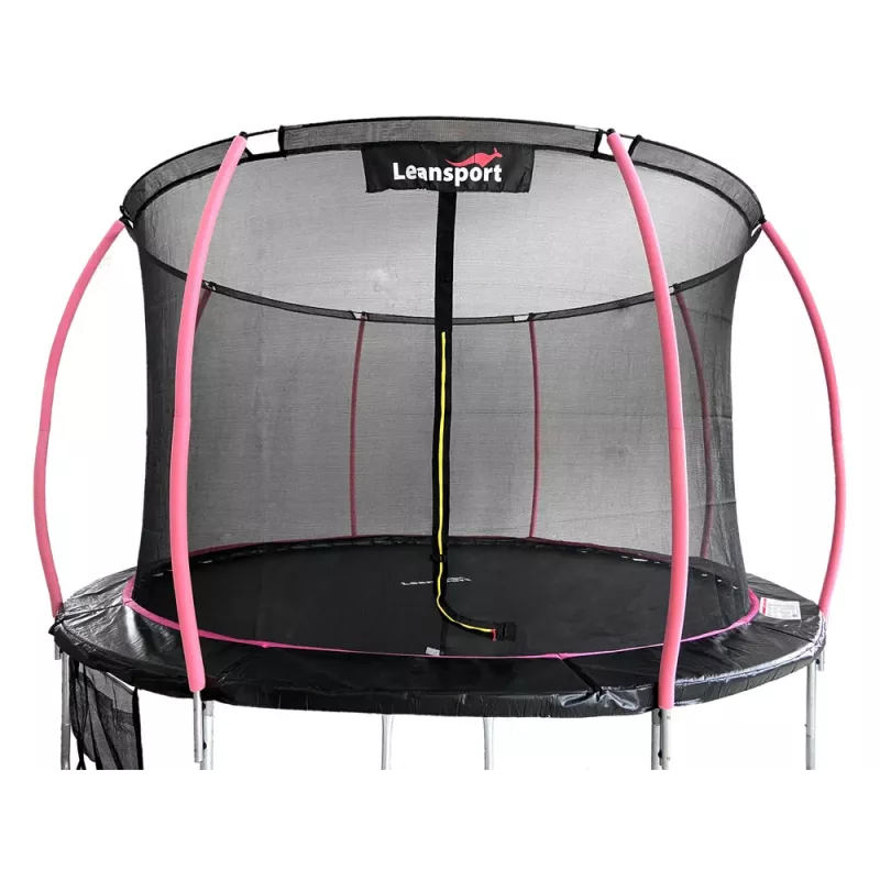Τραμπολίνο LEAN Sport Max 14ft Black-Pink