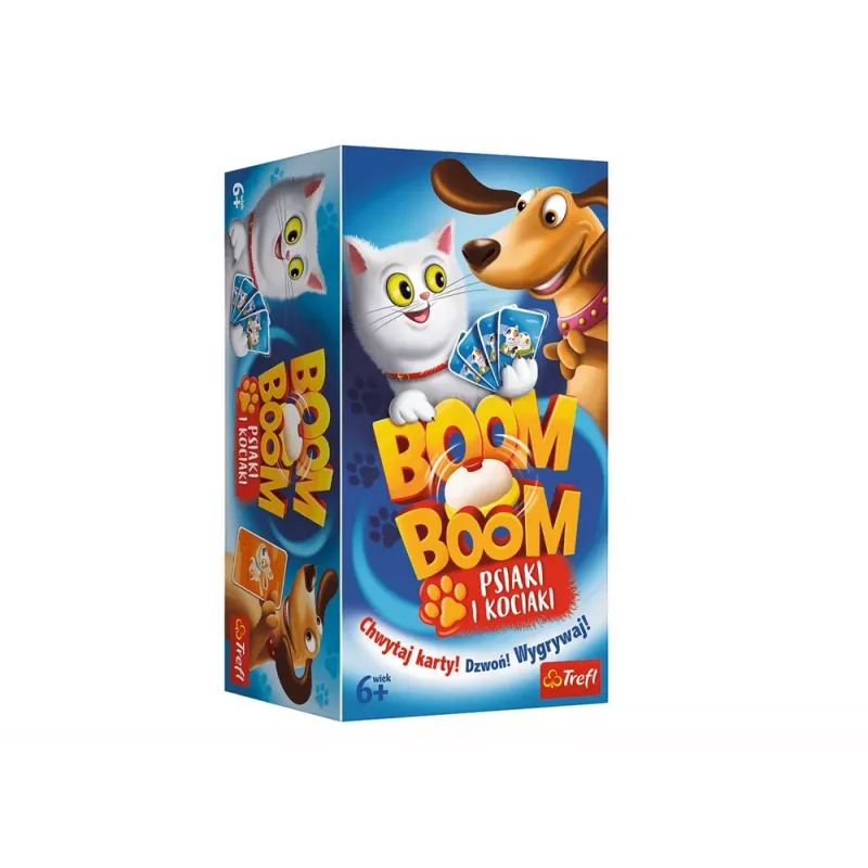 TREFL GRY Boom Boom Dogs and Kittens παιχνίδι δεξιοτήτων