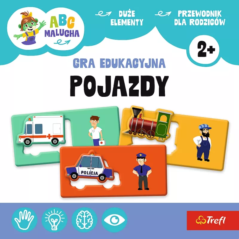 TREFL GRY GAME - Οχήματα - Toddler ABC - Trefl 02907