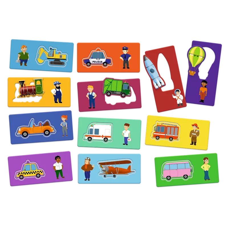 TREFL GRY GAME - Οχήματα - Toddler ABC - Trefl 02907