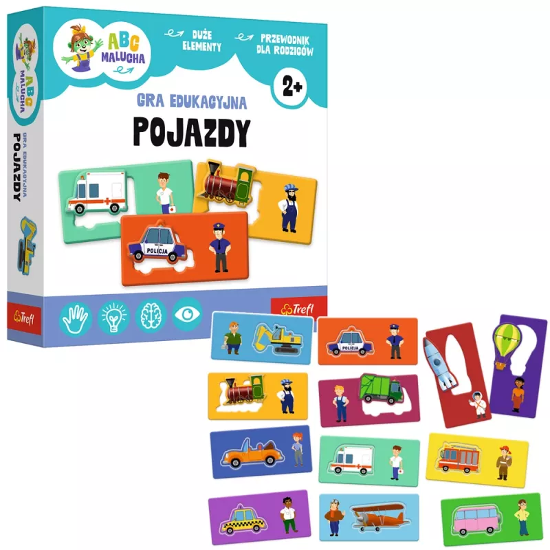 TREFL GRY GAME - Οχήματα - Toddler ABC - Trefl 02907