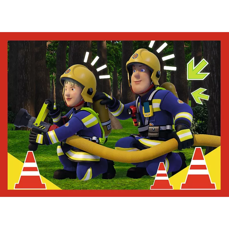 TREFL PUZZLE Παζλ 4 σε 1 - Adventures of Fireman Sam