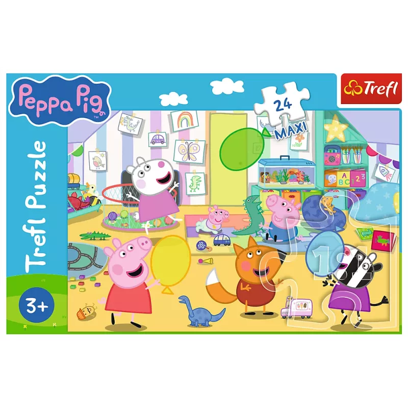 TREFL PUZZLE Παζλ 24 Maxi – Beautiful Peppa – Peppa Pig Trefl 14367