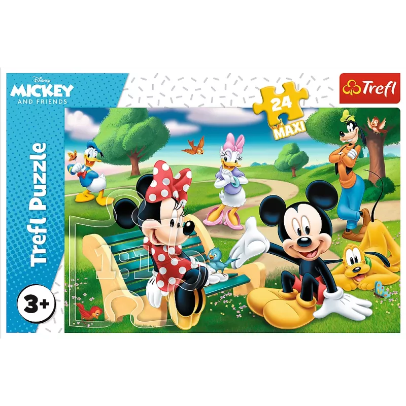 TREFL PUZZLE Παζλ - 24Maxi - Mickey Mouse με Φίλους - Disney Standard Characters