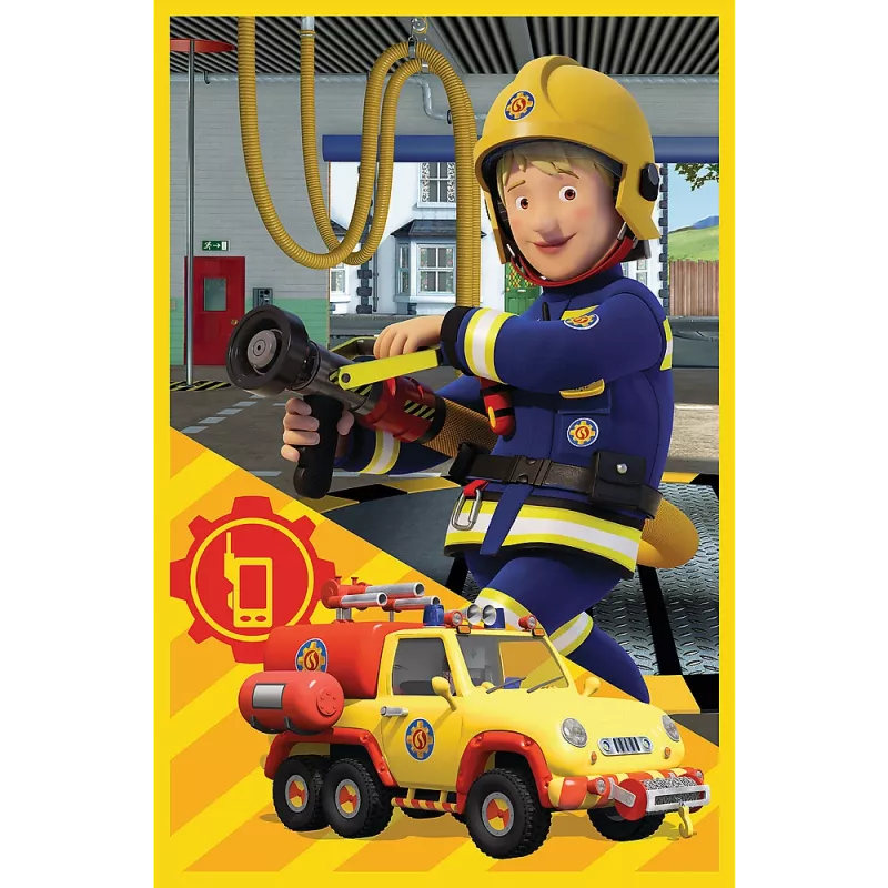 TREFL PUZZLE Παζλ - 3x50 - Fireman Sam Feuerwache Besatzung