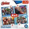 TREFL PUZZLE Παζλ 4 σε 1 Brave Avengers 26006