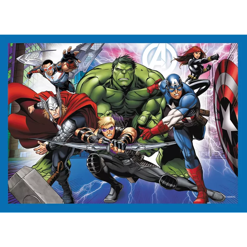 TREFL PUZZLE Παζλ 4 σε 1 Brave Avengers 26006