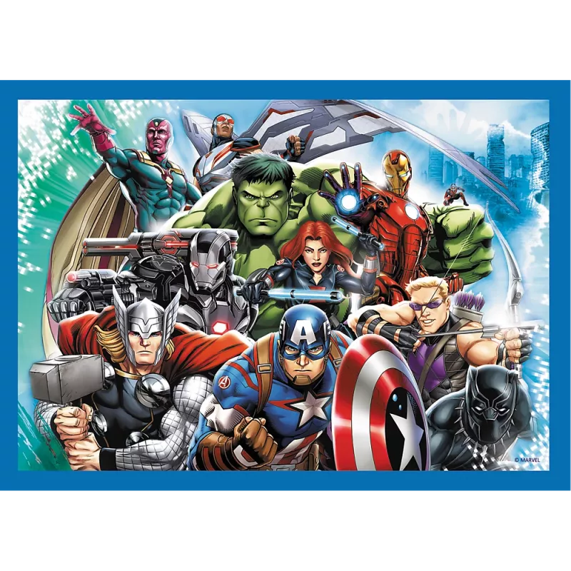 TREFL PUZZLE Παζλ 4 σε 1 Brave Avengers 26006
