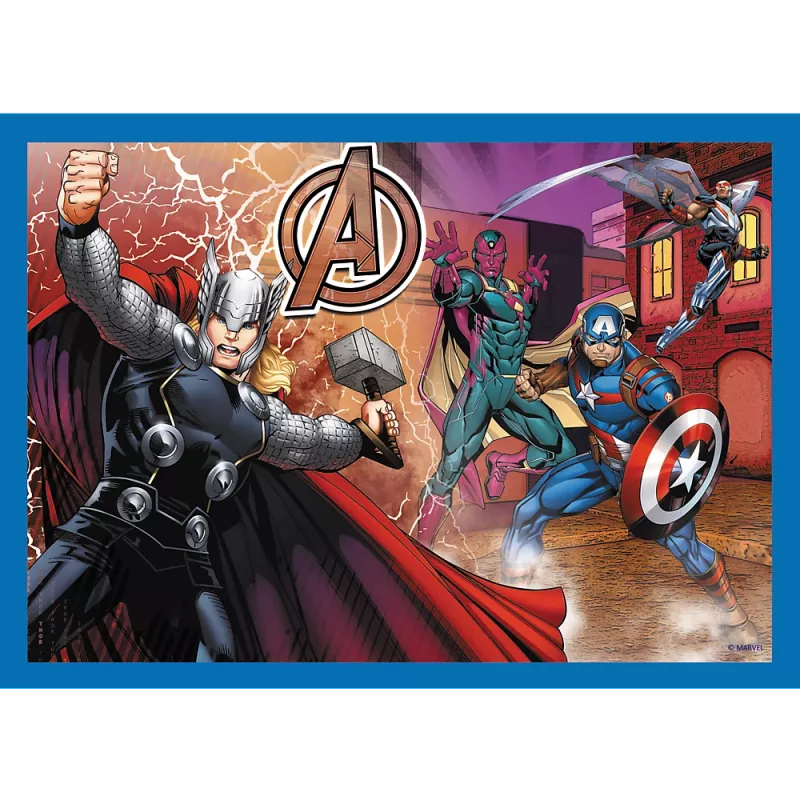 TREFL PUZZLE Παζλ 4 σε 1 Brave Avengers 26006