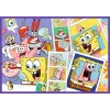 TREFL PUZZLE Παζλ - 4x250 - SpongeBob's Crazy World Trefl 13342