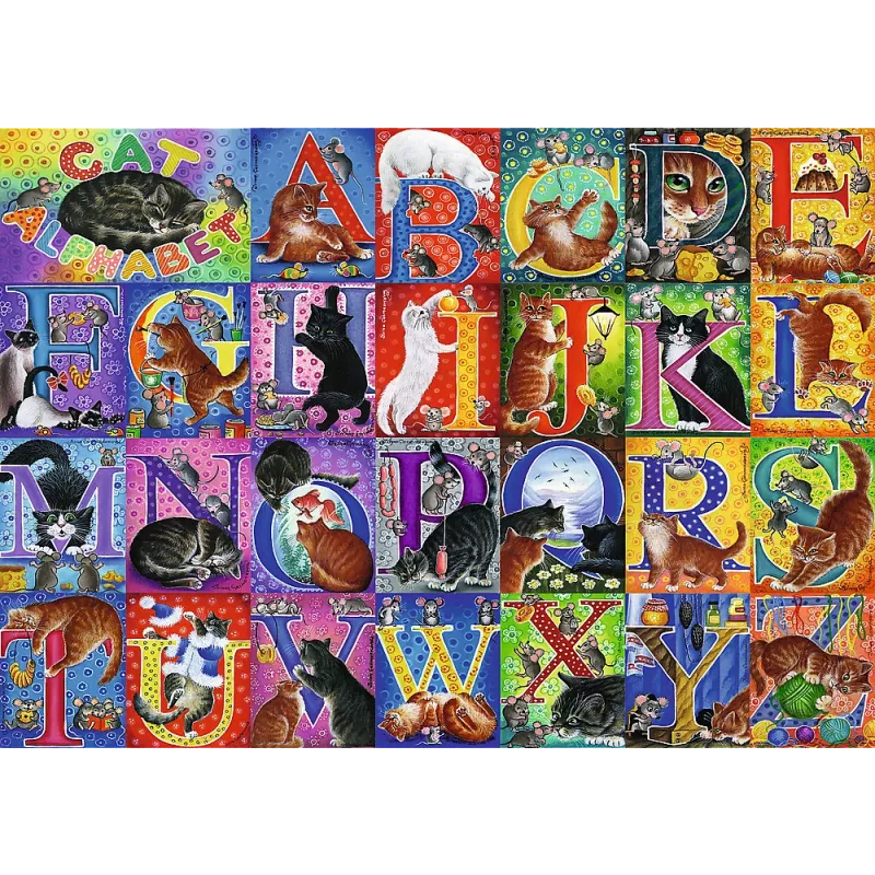 TREFL PUZZLE Παζλ - 500 - Cat Alphabet Trefl 37527