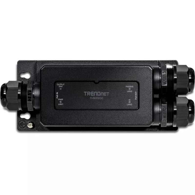 TRENDnet 2-Port Gigabit Βιομηχανικός Ενεργός/Παθητικός PoE+ Extender