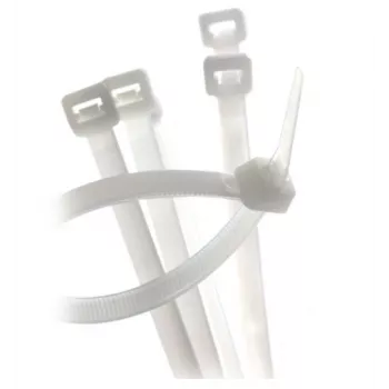 TRYTYT Λευκά δεματικά καλώδίων 100 x 2,5 mm GT-100MC (συσκευασία 100 τεμ.)
