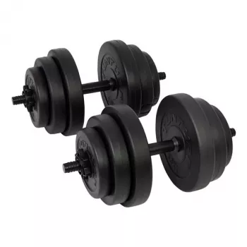 Tunturi 28 kg Σετ αλτήρων βινυλίου με στροφείς