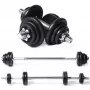 Tunturi Σετ μπάρας/αλτήρων 20 kg Χυτοσίδηρος με στέλεχος Spinlock