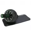 Tunturi Pro Exercise Wheel Deluxe Ρόδα κοιλιακών με χαλάκι προστασίας γονάτων