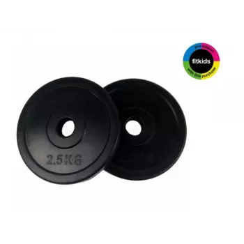 Tunturi Λαστιχένιες πλάκες βάρους 2,5 kg, ζεύγος