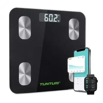 Tunturi SC30 Έξυπνη ζυγαριά ανάλυσης σώματος με Bluetooth και εφαρμογή