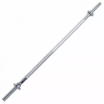 Tunturi μπάρα προπόνησης standard 165 cm επιχρωμιωμένος συμπαγής χάλυβας για προπόνηση δύναμης