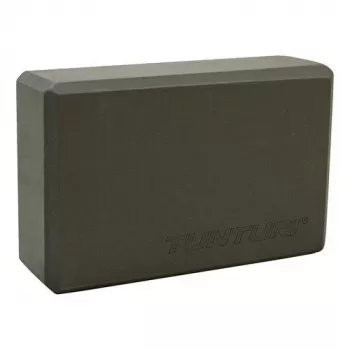 Tunturi Yoga Block, Ανθρακί – Αφρός EVA υψηλής πυκνότητας, αντιολισθητικό, ελαφρύ