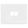 Ubiquiti UACC-WP-KEYSTONE-H-2P Καθολική επίτοιχη πλάκα Keystone, 2-Port, Οριζόντια, συσκευασία 4 τεμ.