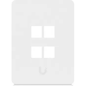 Ubiquiti Universal Keystone Wall Plate 4-Port Vertical – καθαρό, προσαρμόσιμο φινίρισμα (UACC-WP-KEYSTONE-V-4P)