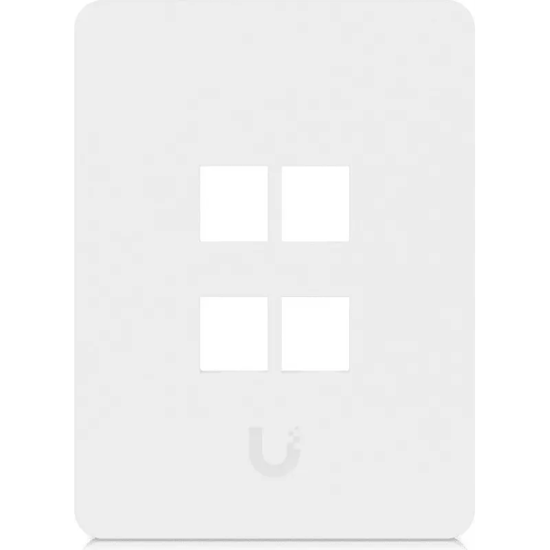 Ubiquiti Universal Keystone Wall Plate 4-Port Vertical – καθαρό, προσαρμόσιμο φινίρισμα (UACC-WP-KEYSTONE-V-4P)