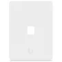 Ubiquiti Universal Keystone Wall Plate – καθαρό, προσαρμόσιμο φινίρισμα, 1 θύρα (λευκό)