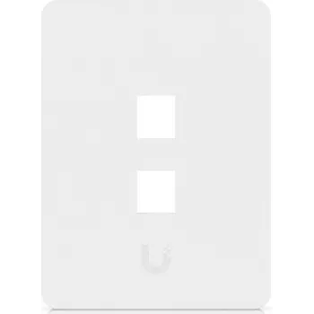 Ubiquiti Universal Keystone Επίτοιχη πλάκα Clean, προσαρμόσιμη επιφάνεια, 2-Port Κάθετη (UACC-WP-KEYSTONE-V-2P)
