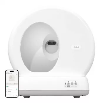 UBPet UCAT C10 Pro Έξυπνη Αυτοκαθαριζόμενη Τουαλέτα Γάτας με Κάμερα