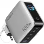 UGREEN 100W GaN Tech Nexode Pro φορτιστής τοίχου 5 σε 1 με Smart Display & έλεγχο αφής, 4x USB-C & 1x USB-A, γκρι 65620