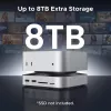 UGREEN CM841 σταθμός σύνδεσης USB-C 11 σε 1 για Mac Mini M4/M4 Pro, 3x USB-A 3.2, 2x USB-C 3.2, 2x USB-A 3.0, NVMe, SD/TF, γκρι