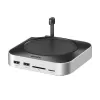 UGREEN CM841 σταθμός σύνδεσης USB-C 11 σε 1 για Mac Mini M4/M4 Pro, 3x USB-A 3.2, 2x USB-C 3.2, 2x USB-A 3.0, NVMe, SD/TF, γκρι