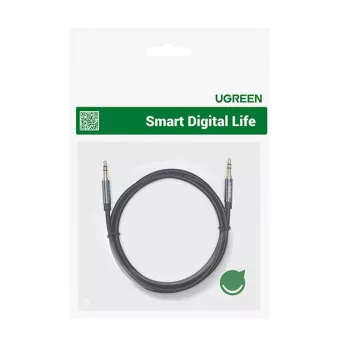 UGREEN AUX Καλώδιο Ήχου 3,5 mm Γωνιακό Βύσμα 2 m Μπλε (AV112)