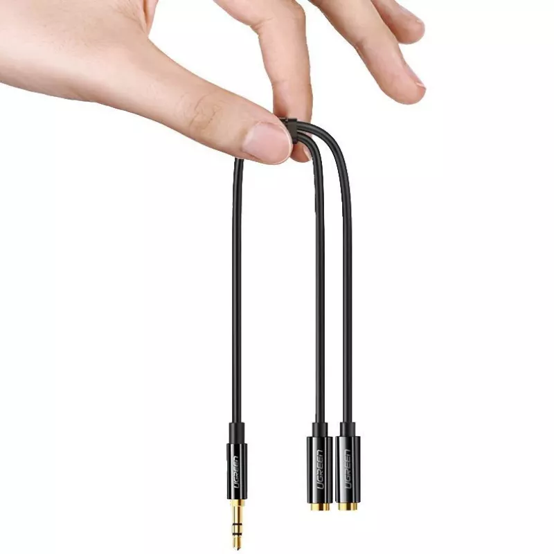 UGREEN AV134 καλώδιο διαχωριστή ήχου Y 3,5mm 20cm λευκό