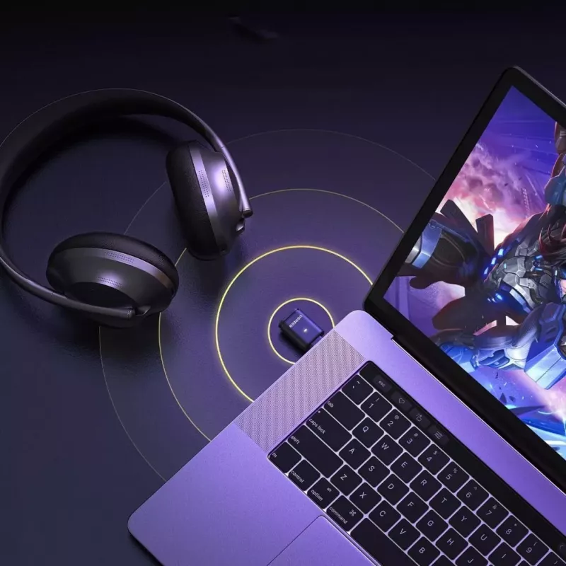 UGREEN BT501 USB-C Bluetooth 5.3 Αντάπτορας Ήχου με aptX Transmitter - Μαύρο
