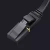 UGREEN καλώδιο δικτύου Ethernet Cat 7 STP 10m μαύρο επίπεδο RJ45 LAN 10 Gbps