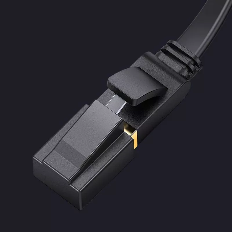 UGREEN καλώδιο δικτύου Ethernet Cat 7 STP 10m μαύρο επίπεδο RJ45 LAN 10 Gbps