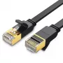 UGREEN καλώδιο δικτύου Ethernet Cat 7 STP 10m μαύρο επίπεδο RJ45 LAN 10 Gbps