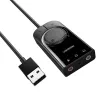 UGREEN CM129 USB-A σε 3,5mm Εξωτερικός Stereo Sound Adapter - Μαύρο