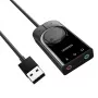UGREEN CM129 USB-A σε 3,5mm Εξωτερικός Stereo Sound Adapter - Μαύρο